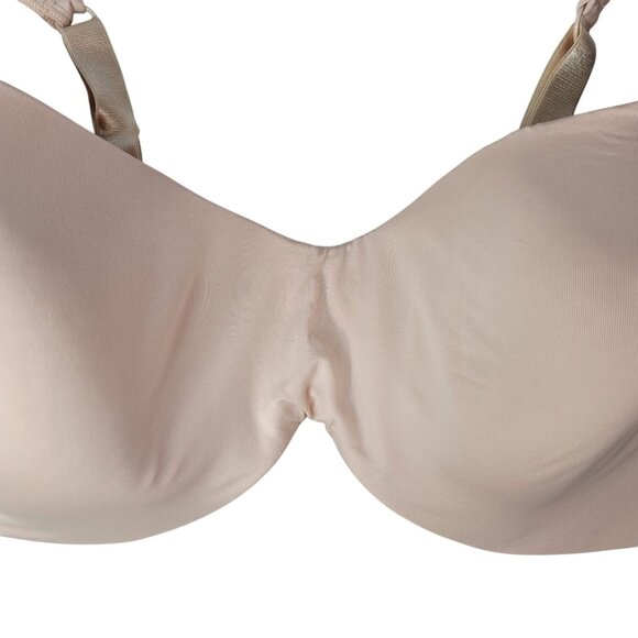 Bali Wide Strap Bra Tan 42DD Seamless Adj Full Coverage Underwire 3710 READ - Picture 3 of 13